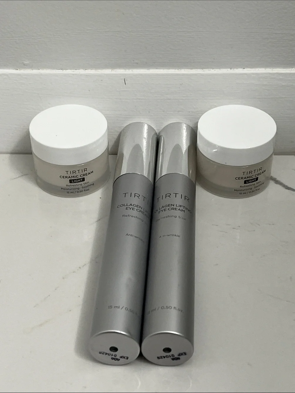 TIRTIR collagen lifting eye cream and ceramic cream lot